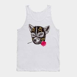 The mask of Zorro Luchador Tank Top